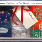 Weihnachts Tee 100gr in Blue-Star bag.
Thiele 20 teabags 
250gr Kluntje
plus shipping